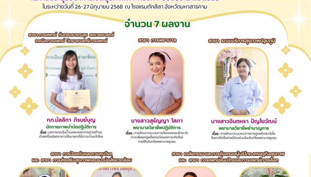 แสดงความยินดีผู้ที่ได้รับรางวัลประกวดผลงานทางวิชาการ